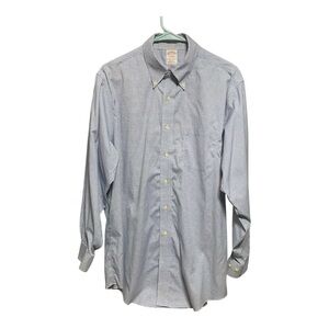 Men's Brooks brother 365 Blue Checkered Shirt 32 / 33